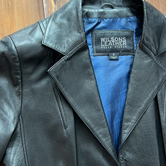 Wilson’s Leather jacket black small - Picture 1 of 13